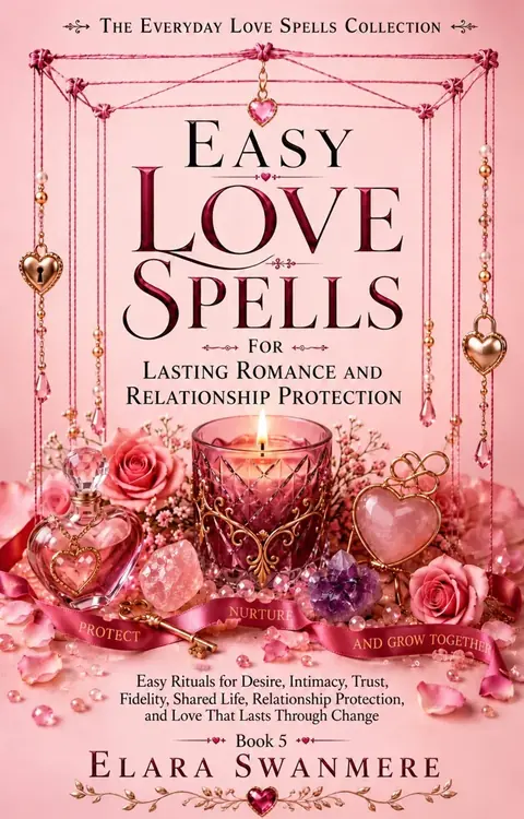 Cover of Easy Love Spells for Lasting Romance and Relationship Protection: 60 Easy Rituals for Desire, Intimacy, Trust, Fidelity, Shared Life, Relationship Protection, and Love That Lasts Through Change