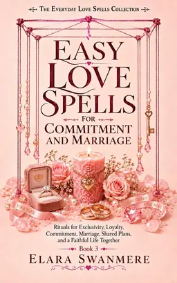 Cover of Easy Love Spells for Commitment and Marriage