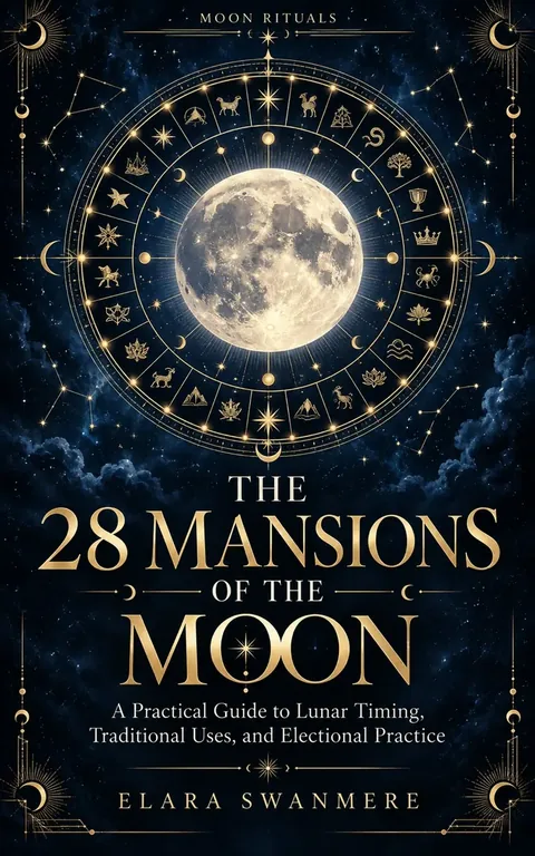 Cover of The 28 Mansions of the Moon by Elara Swanmere